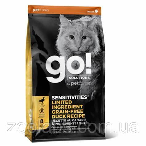 Корм Гоу для котів беззерновий з качкою | Go! Sensitivites Grain Free Duck Recipe 7,3 кг