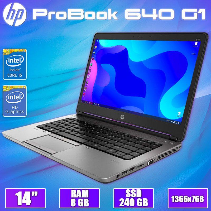 Продуктивний Ноутбук HP ProBook 640 G1 14" i5 4310М 8GB 240GB SSD