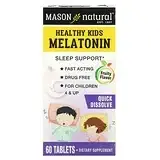 Mason Natural, Healthy Kids Melatonin, для дітей від 4 років, фруктовий, 60 таблеток Дніпр