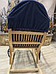 Крісло-гойдалка плетена з лози, фото 9