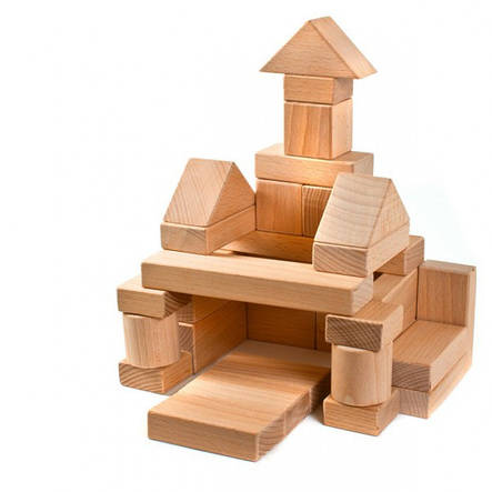 Геометричний дерев'яний конструктор, фото 2