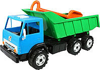 Іграшкова велика машина вантажівка самоскид із лопатою