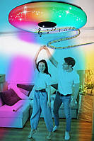 RGB Люстра з Bluetooth колонкою 38 см 60 W Світильник з регулюванням яскравості та блютуз-колонкою GS-7063