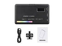 Andoer W140 RGB LED світло лампа для відеозйомки CRI95 2500K-9000K, фото 2