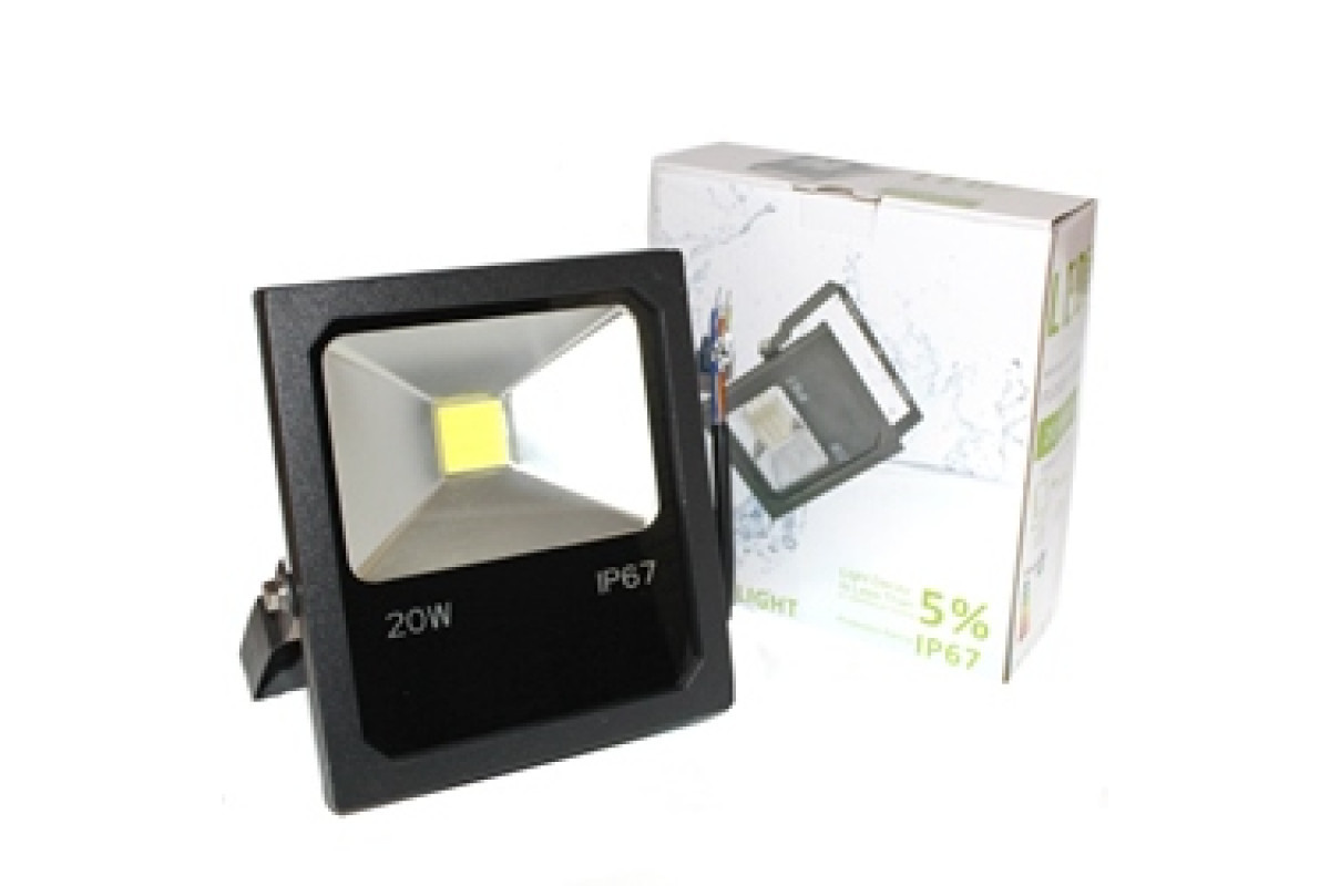 Прожектор LED настінний 20W з високим ступенем захисту IP67, фото 1