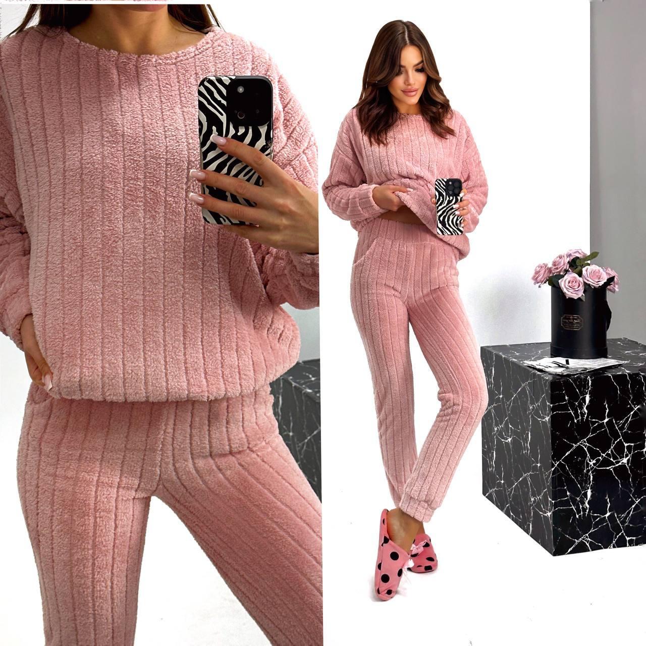 Жіноча домашня піжама, кофта + штани sale