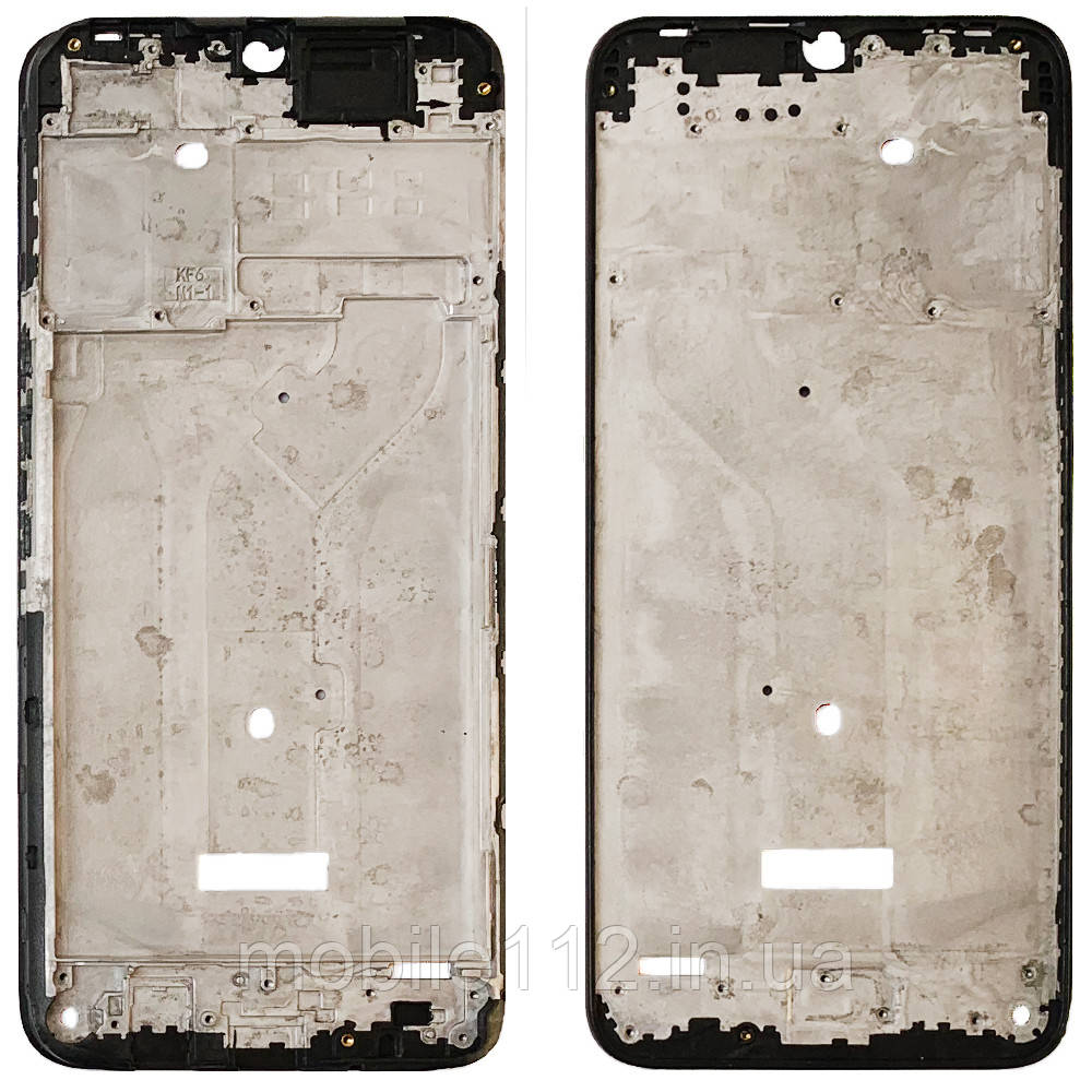 Рамка дисплея Tecno Spark 7, Spark 7 Go (чорна), фото 1