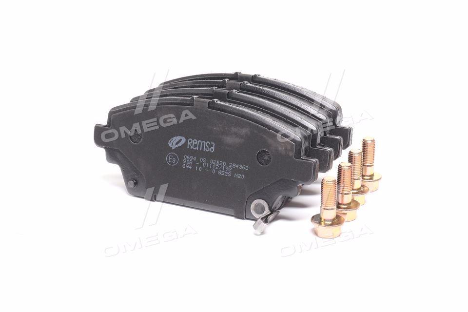 Колодка гальм. диск. HONDA ACCORD передн. (вир-во REMSA) 0694.02 UA59