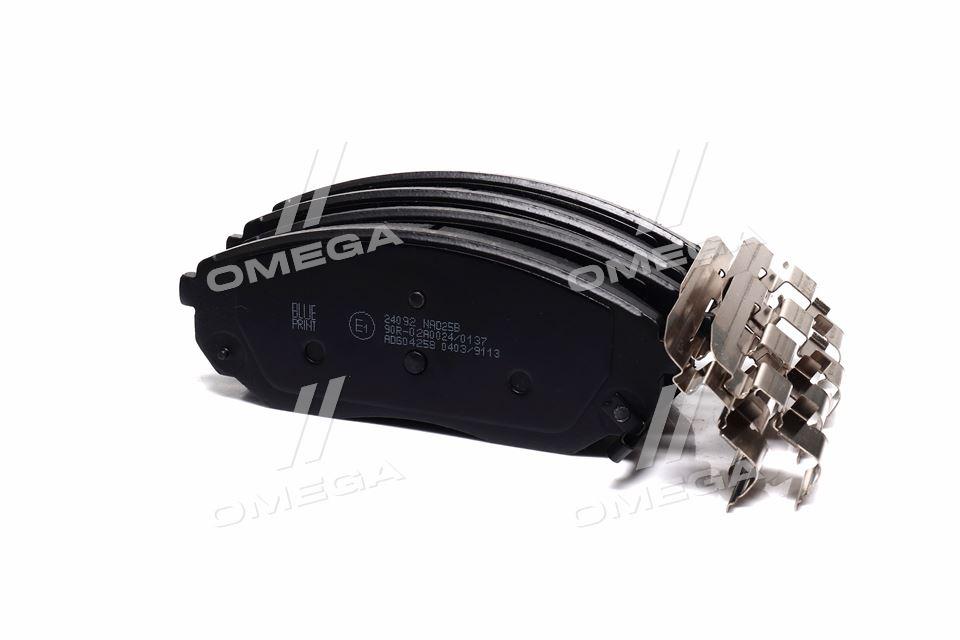 Колодки гальмивни дискови передни KIA Sorento I (вир-во Blue Print) ADG04258 UA59