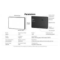 Cтудійна лампа Ulanzi LT003 2500-9000K,10-дюймова лампа для камер, RGB світло з акумулятором 8000 mАh, фото 10