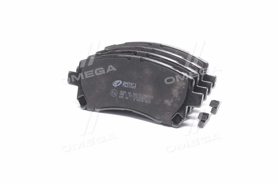 Колодка гальм. диск. SUBARU FORESTER (SF), IMPREZA передн. (вир-во REMSA) 0655.02 UA59