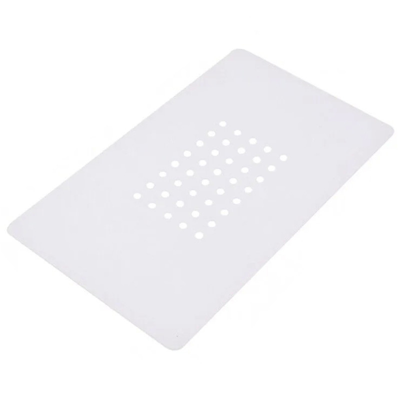 Силіконова накладка, килимок TE-703 для сепаратора, термостійка, 40 отворів 182x103 мм White