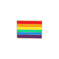 "Флаг радуга ЛГБТ" значок (пин) металлический