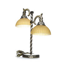 Настольная лампа барокко декоративная Brille BKL-452 Бронзовый TH, код: 7271144