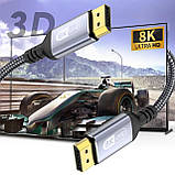 Кабель Displayport - DisplayPort 8K 1 метр, фото 3
