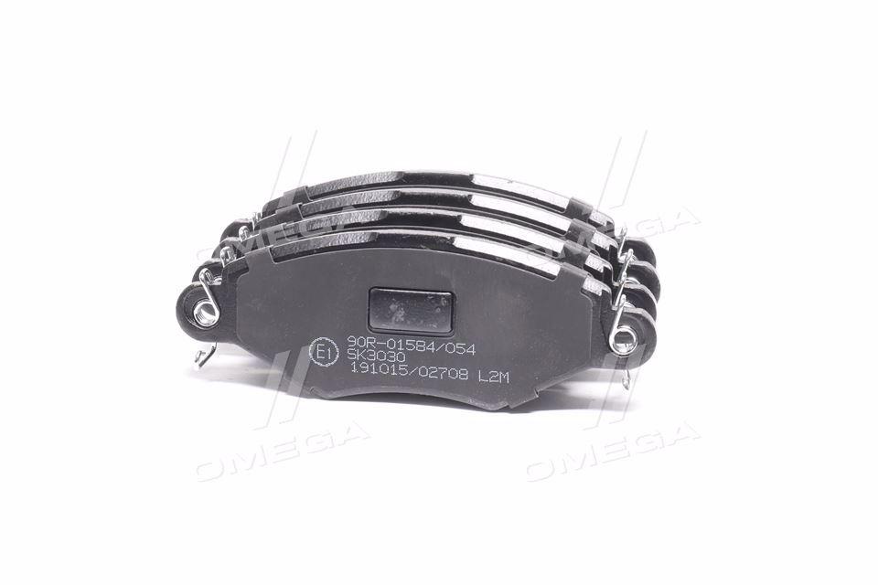 Колодка гальм. диск. PEUGEOT 206 1.1I, 1.4I, 1.6I, 1.9D,TD 11.00 - передн. (вир-во LPR) 05P708 UA59