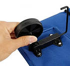 Складна господарська сумка – трансформер 2 в 1 Шоппер на коліщатках Сіра, фото 6