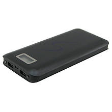 Мобільна зарядка портативна Power Bank 9600mAh UKC, Зовнішній акумулятор, Зарядка power bank. Колір: чорний