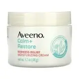 Aveeno, Calm + Restore, увлажняющий крем для снятия покраснений, для чувствительной кожи, без отдушек, 48 г в