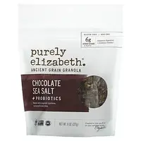 Purely Elizabeth, Гранола из старинного зерна. Шоколадная морская соль с пробиотиками, 227 г (8 унций) Днепр