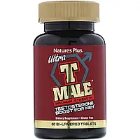 Nature's Plus, Ultra T-Male, Повышение тестостерона для мужчин, максимальная сила 60 таблеток Днепр