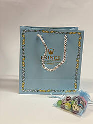 Набір бісеру Пандора 2в1 в подарунковому пакеті, блакитний