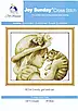 Набір для вишивання за нанесеною на канву схемою  "Lovely girl and cat". AIDA 14CT printed, 29*26 см, фото 3