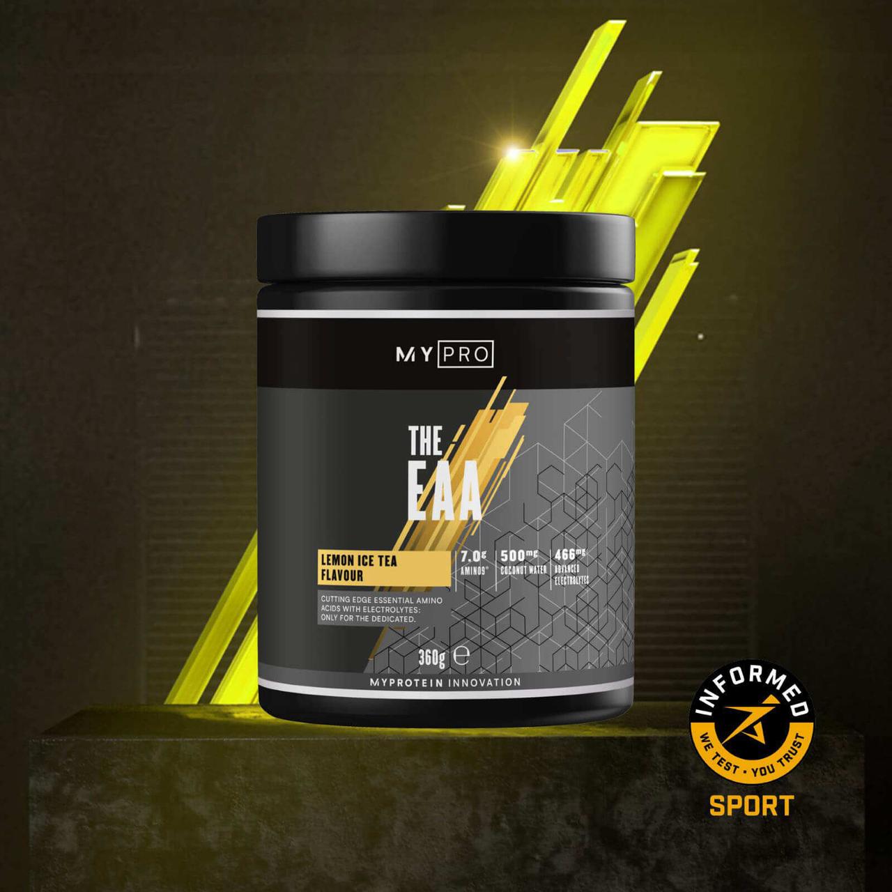 (уцінка термін по 11.24) Амінокислотний комплекс з електролітами Myprotein THE EAA 360 г (холодний лимонний чай)
