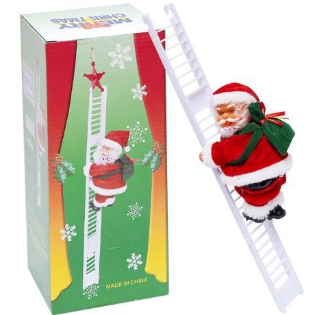 Іграшка "Дід Мороз", що дереться по сходах CX-5 музична MZR MZOPT
