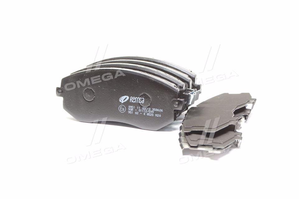 Колодка гальм. диск. SUBARU LEGACY IV передн. (вир-во REMSA) 0951.11 UA59