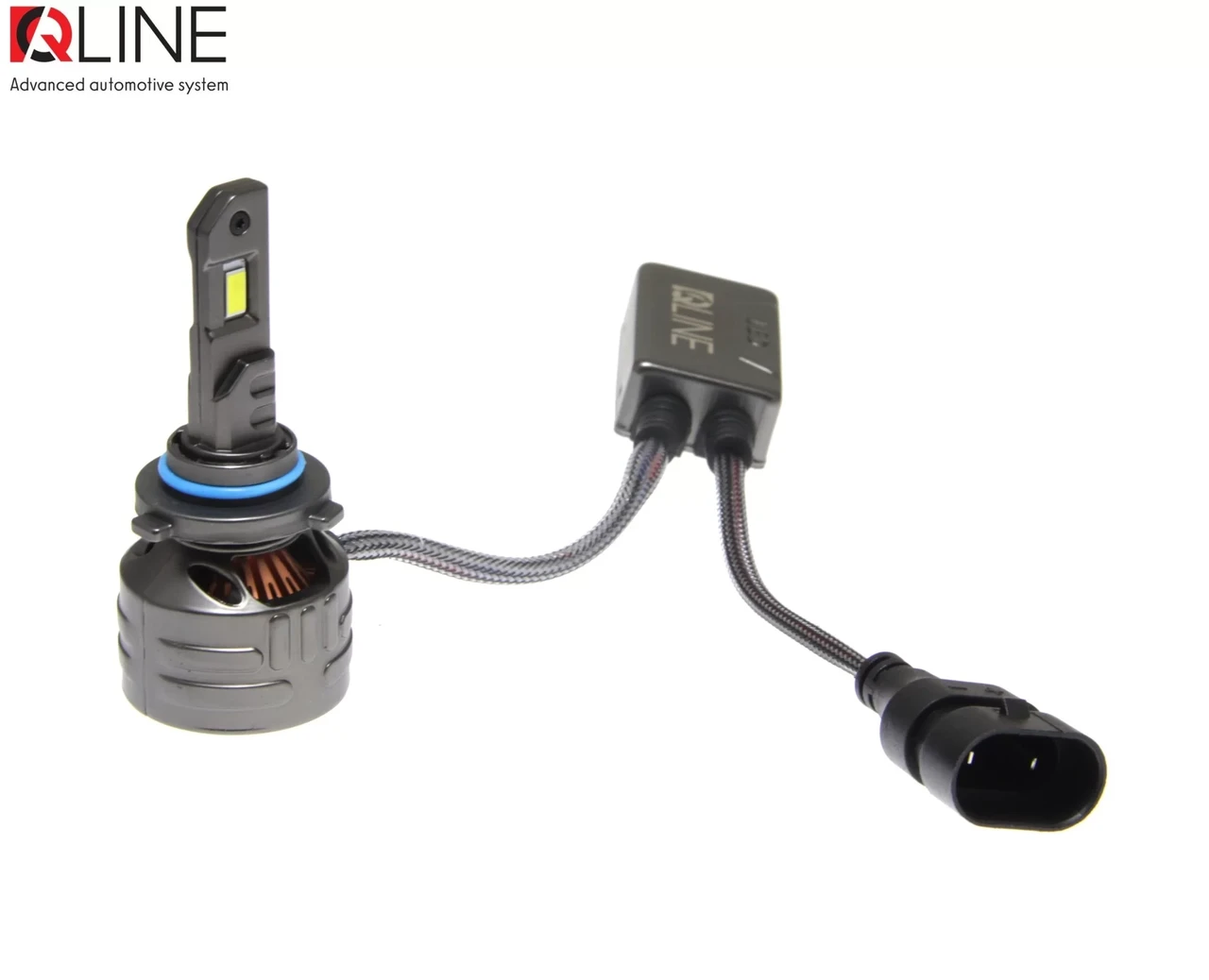 LED лампи QLine Hight VI HB4 9006 6000K 65W з обманкою, фото 1