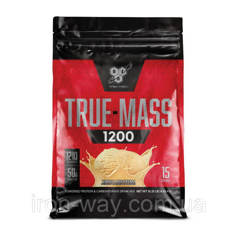BSN True-Mass 1200 (4,65 kg, strawberry milkshake)