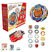 Бейблейд 6 сезону Б201 Зест Ахілес Zest Achilles B201 з нитковим двустороннім запуском з іскрами