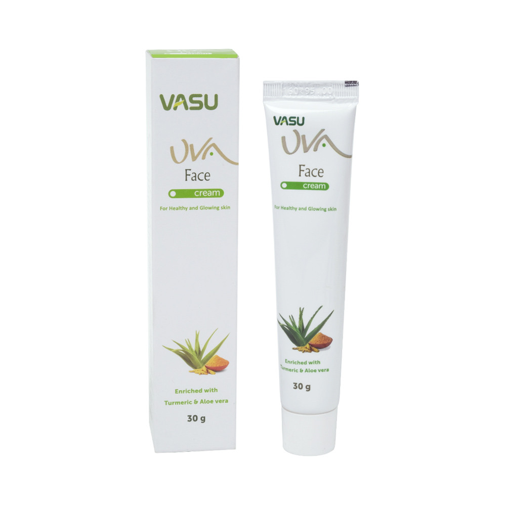 Зволожуючий крем для обличчя UVA FACE CREAM VASU 50 г натуральний аюрведичний індійський Васу