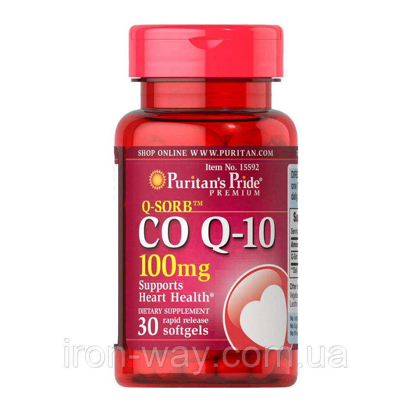Puritan's Pride CO Q-10 100 mg (30 softgels)
