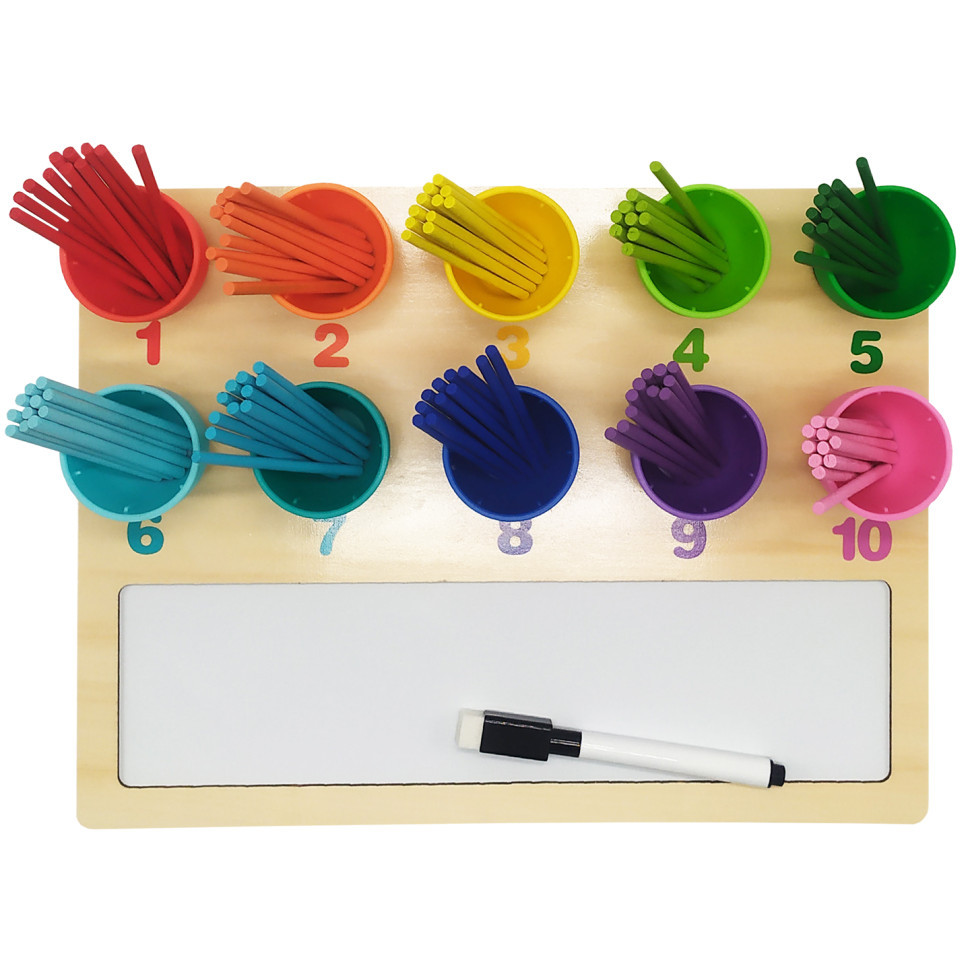 Дерев'яна Логічна гра "Математика" 58602, фото 1