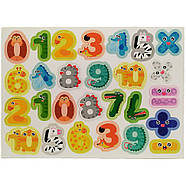 Дерев'яна Логічна гра "Математика" 58602, фото 3