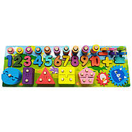 Дерев'яна Логічна гра "Математика" 61438, фото 2