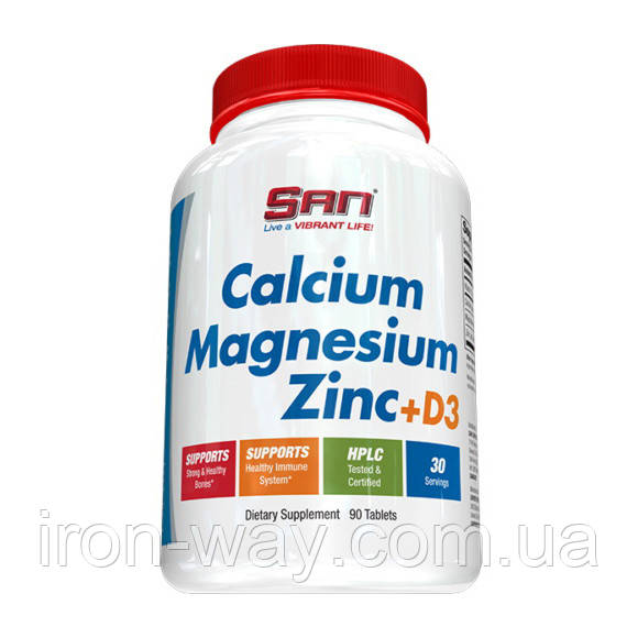 Calcium Magnesium Zinc+D3 (90 tabs)