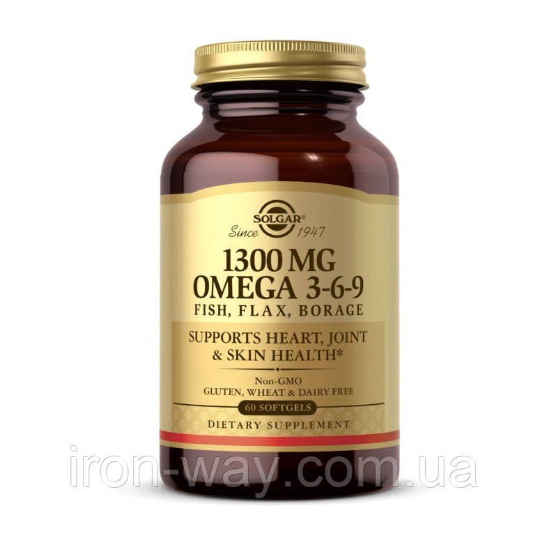 Solgar Omega 3-6-9 1300 mg (60 softgels)