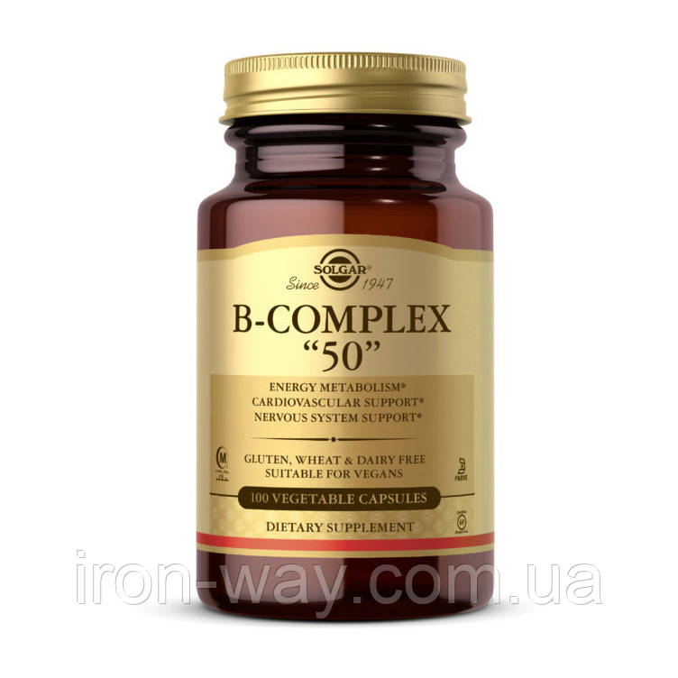 Solgar B-Complex 50 (100 veg caps)