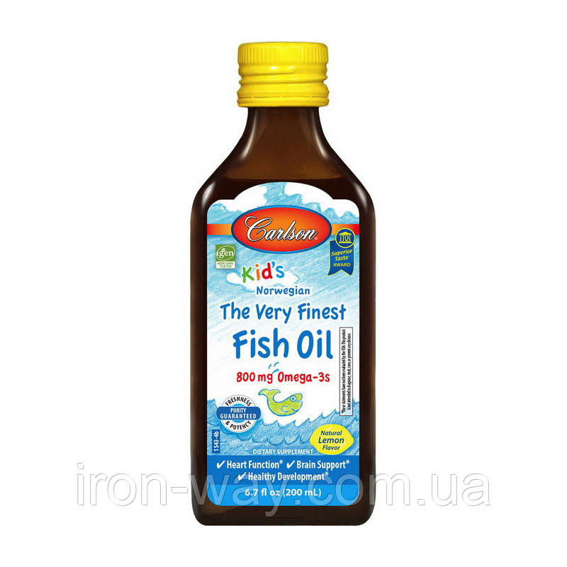 Kid's The Very Finest Fish Oil 800 mg Omega-3s (200 ml, orange)