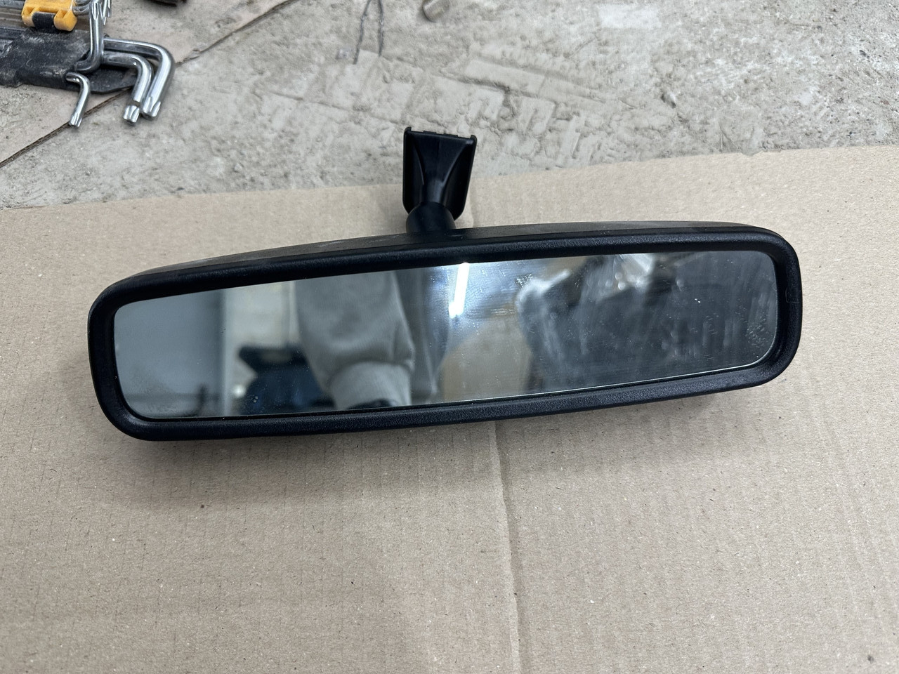 MK2 Дзеркало чорне внутрішньосалонне з автозатемненням Ford Edge 2015-2018 дорест б/у оригінал, фото 1