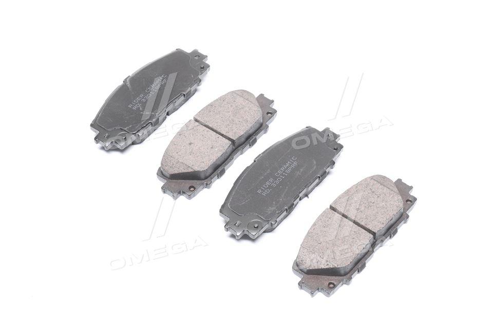 Колодка гальм. диск. CERAMIC TOYOTA PRIUS 1,8 Hybrid 09- передн. (RIDER) RD.330118PRF UA59, фото 1