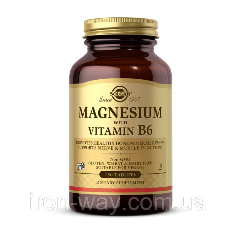 Solgar Magnesium with Vitamin B6 (250 tab)