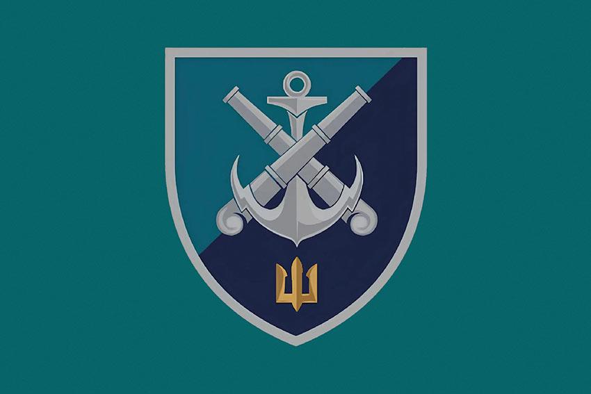 Прапор 406 ОАБр імені Олексія Алмазова ЗСУ (лого 2) 1