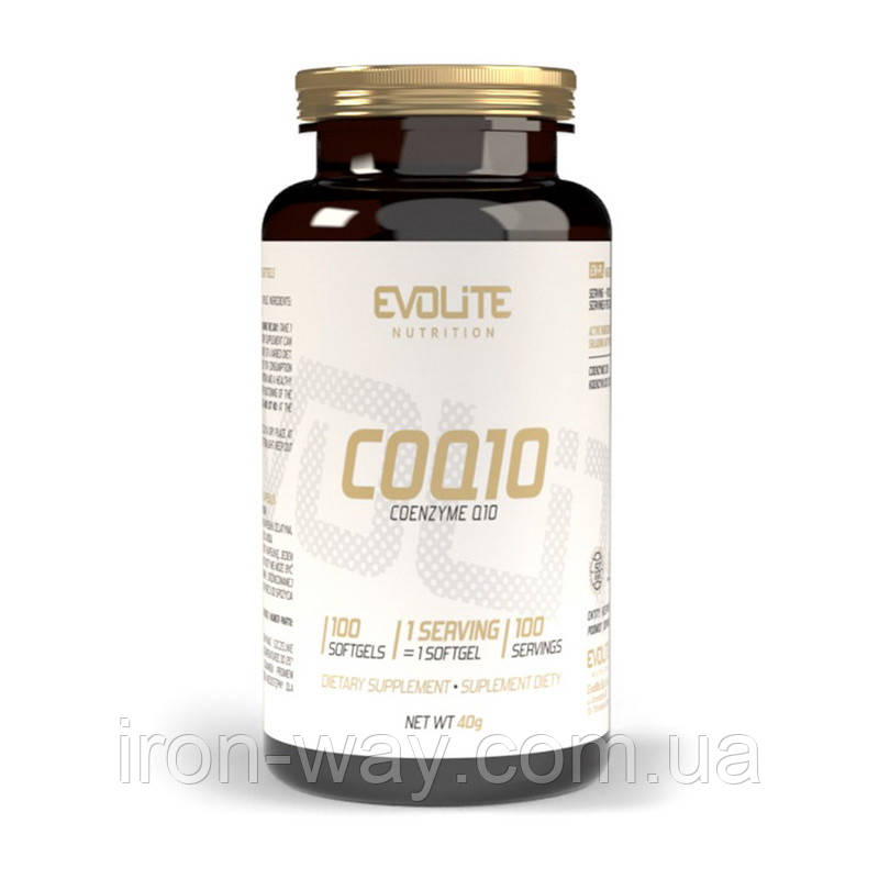 Evolite Nutrition Coenzyme Q10 100 mg (100 sgels), фото 1