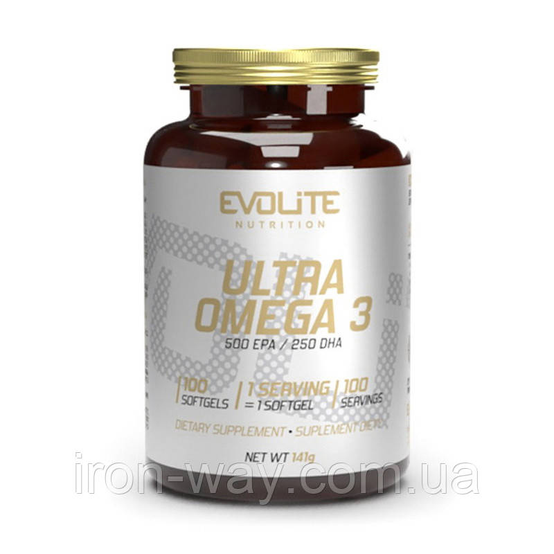 Evolite Nutrition Ultra Omega 3 500/250 (100 sgels)