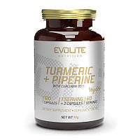 Evolite Nutrition Turmeric + Piperine (120 veg caps)