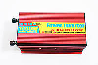 Новинка! Преобразователь (инвертор) 12V-220V 1000W Red